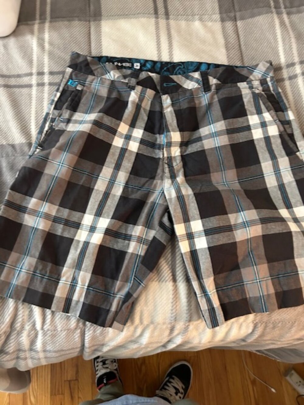 Men's plaid shorts